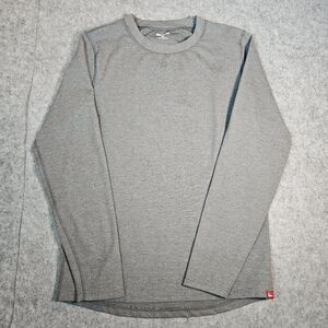 Kombi Mens Gray Base Layer Thermal Outdoor Work Long Sleeve Shirt Size XL